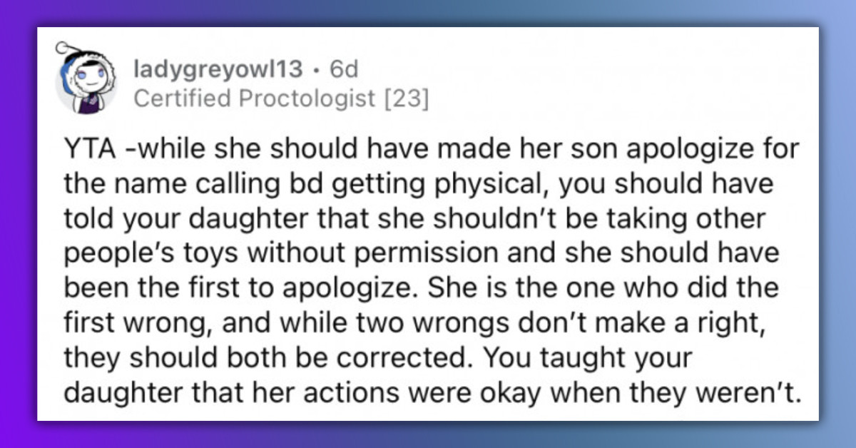 Woman Gets Dragged On Reddit For Using Her Husband's Death To Guilt Trip Her 5-Year-Old Nephew