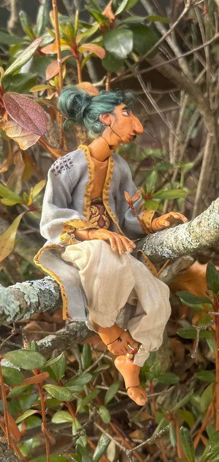 "Rishi, My Hand Sculpted Balljointed Doll"