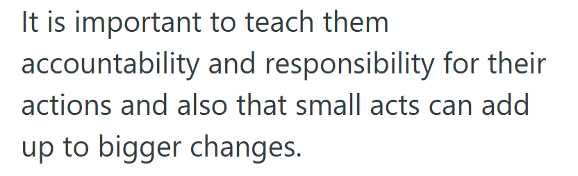 It’s a reminder that every little lesson adds up — just like every drop on that water bill.