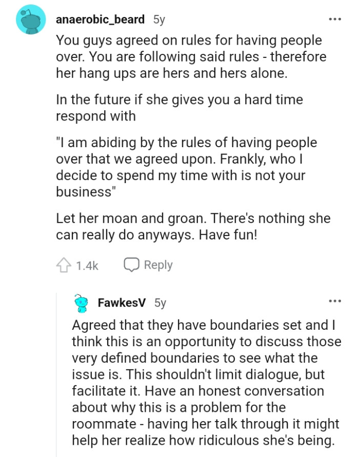 And the comments from other Redditors roll in