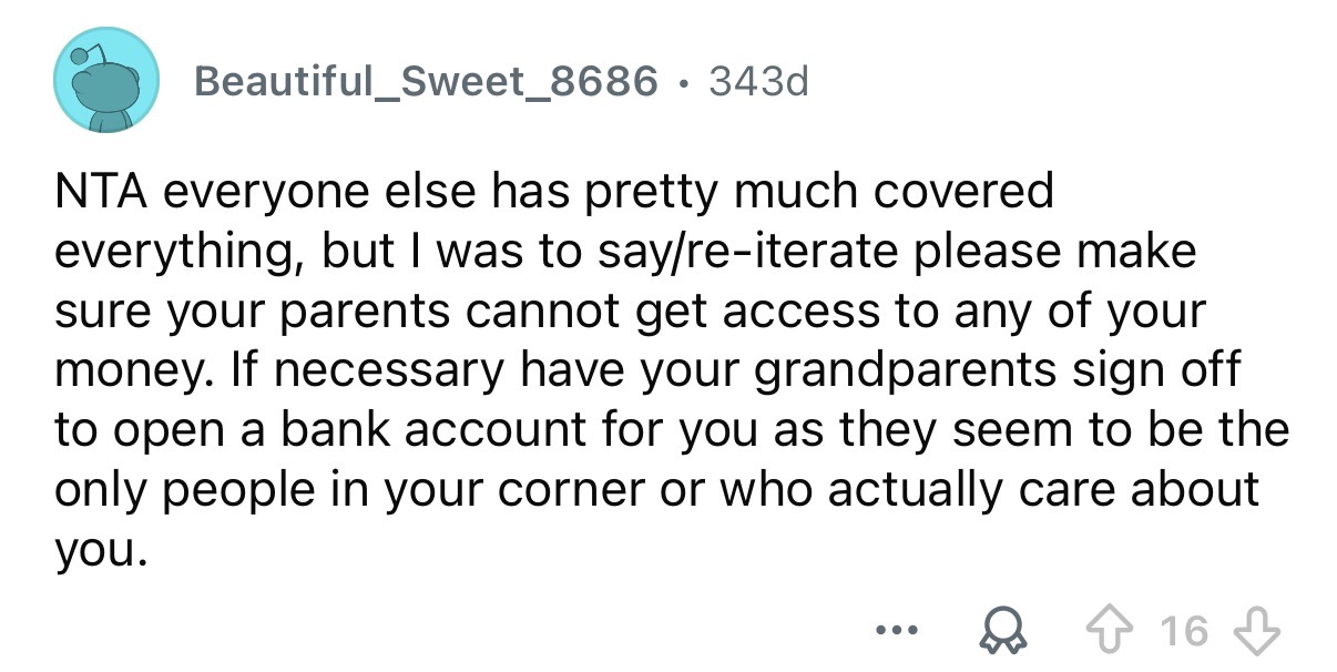 Don't let them get hold of your money!