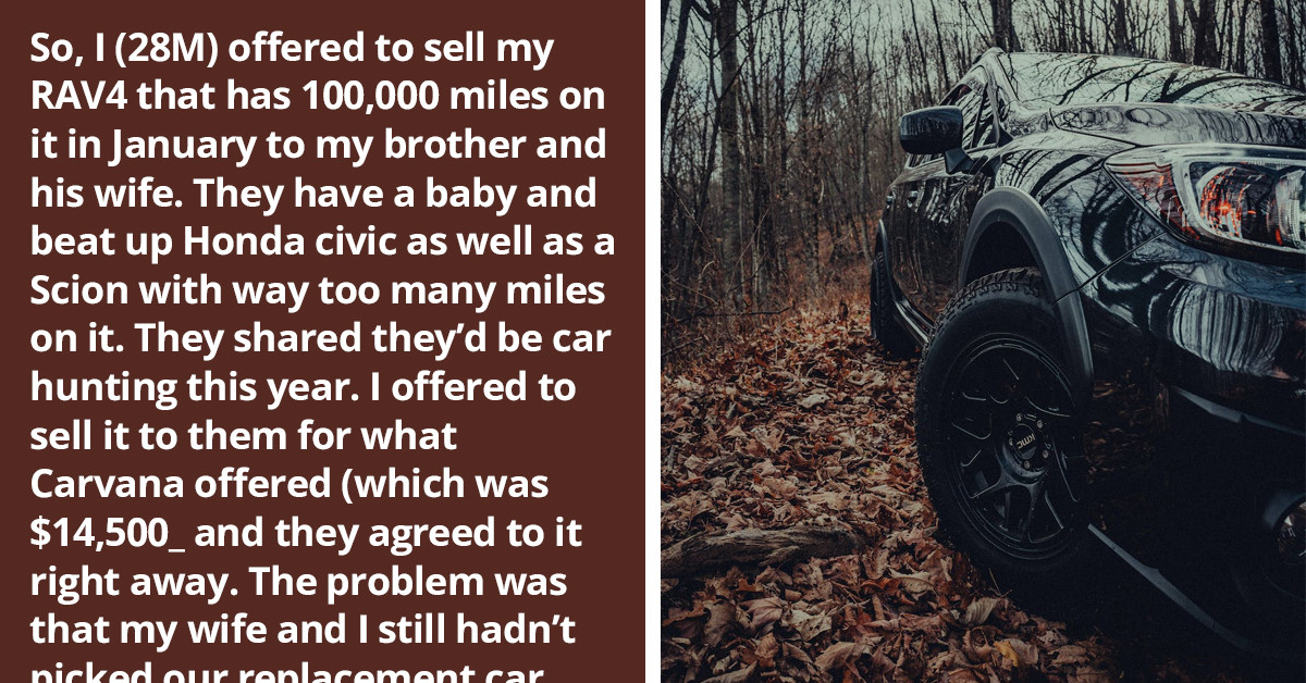 Guy Offers to Sell His Car to His Brother but Decides to Ask for $2,000 More After Checking Carvana and Seeing That the Sell Price for His Car Went Up