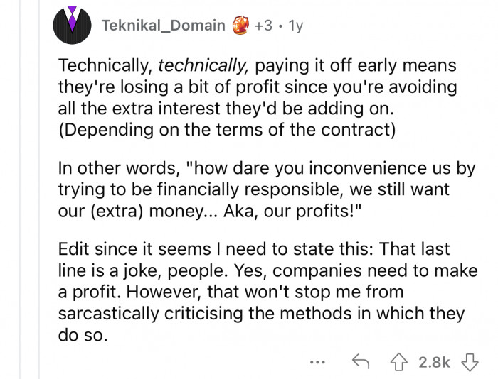 All that banks ever care about is making a profit.