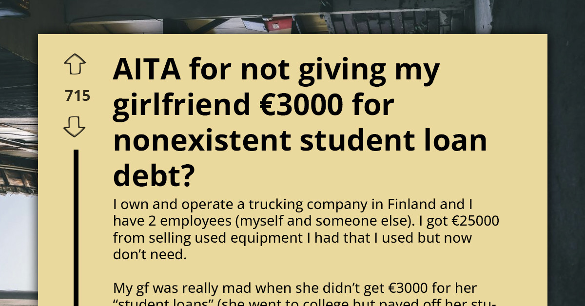 Woman Demands €3,000 From Boyfriend For “Student Debt” That Was Settled Years Ago