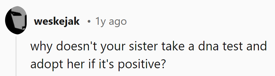 Perhaps the DNA spotlight should grace his sister's stage next.