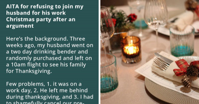 Redditor Gets Into An Argument With His Unapologetic Husband, Refuses To Join Him For His Work Christmas Party