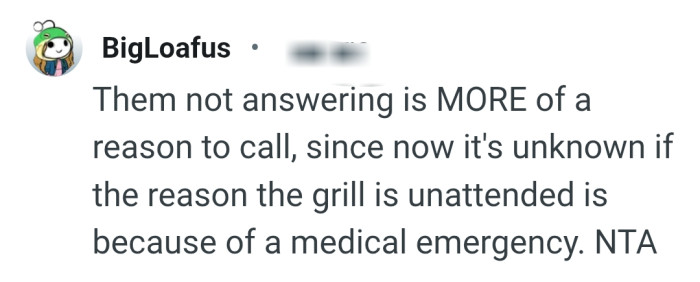 A medical emergency