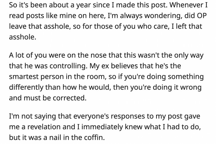 A year later, our Sour Patch Kids connoisseur posted an update.