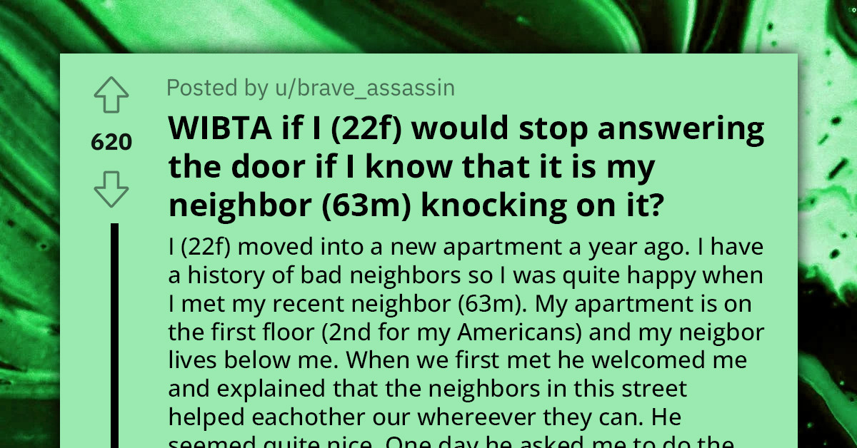 Redditors Dish Out Smart Moves To Lady Who Wants To Stop Answering The Door Whenever Her Nosy Old Neighbor Knocks