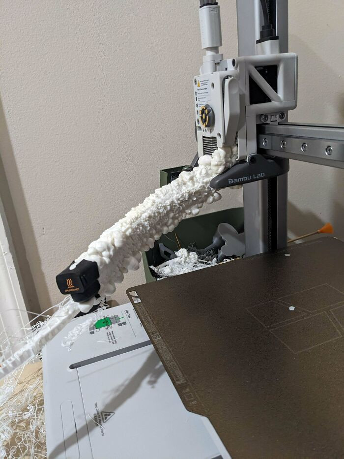 "My A1 Decided To Print The Space Shuttle Columbia Disaster"