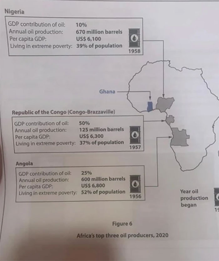 10. Countries On Map Of Africa Labelled Incorrectly On Gcse Geography Paper