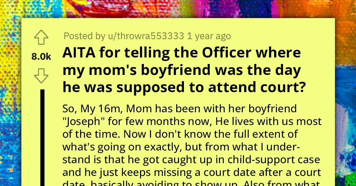 Teenage Boy Punished By Mom For Revealing Her Boyfriend's Whereabouts To A Police Officer, Following Multiple Missed Court Dates