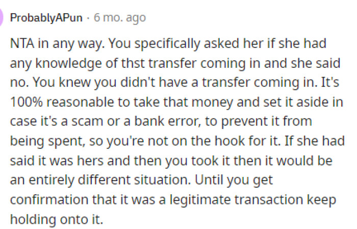 Everyone pretty much told them that they are NTA here and provided some advice on how to handle the situation after all of this happened.