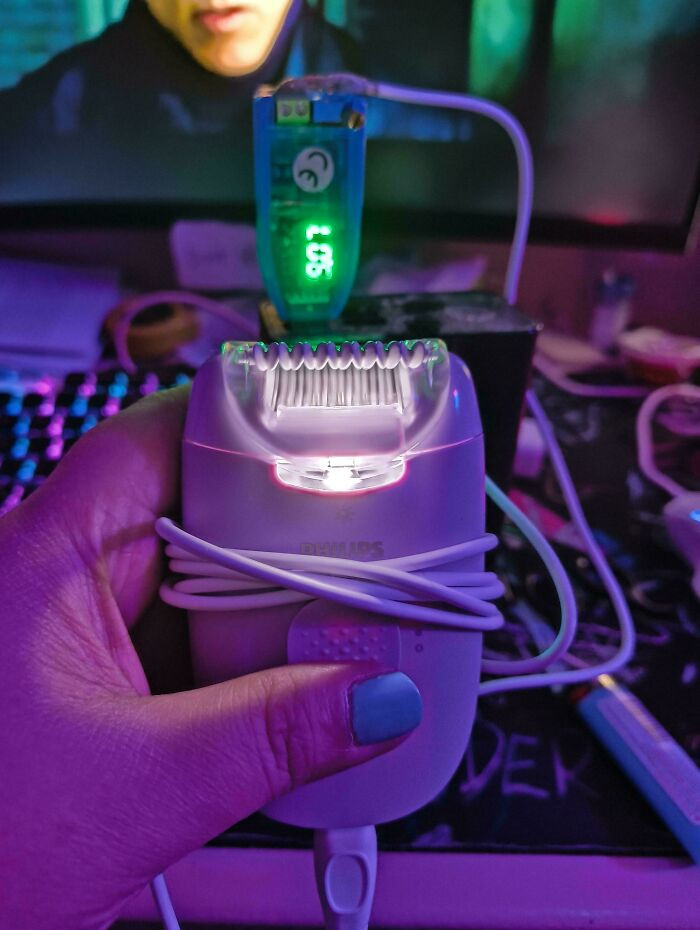 "I Just Bought Wasn't Rechargeable, So A DC To DC Voltage Converter And A Power Bank Fixed It"