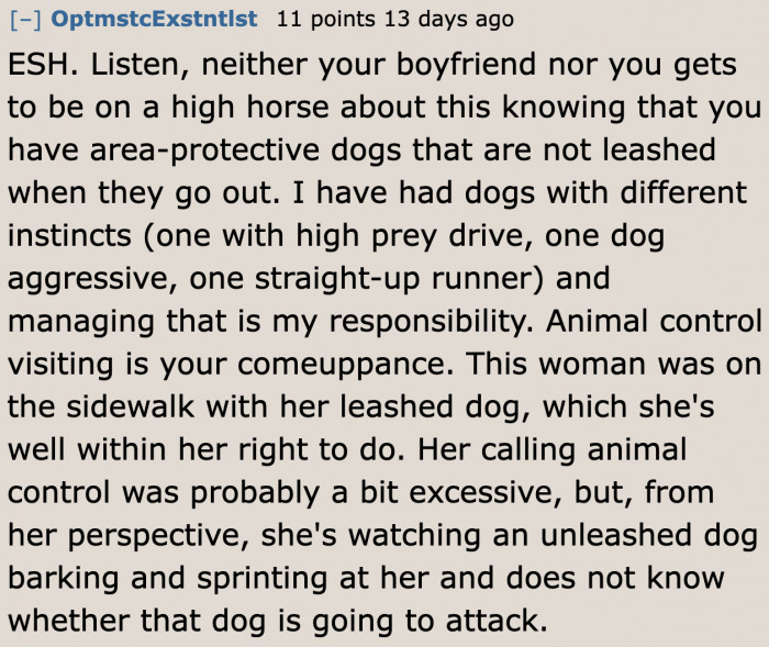 A Redditor thinks it's both their fault and explained what their neighbor must have felt.