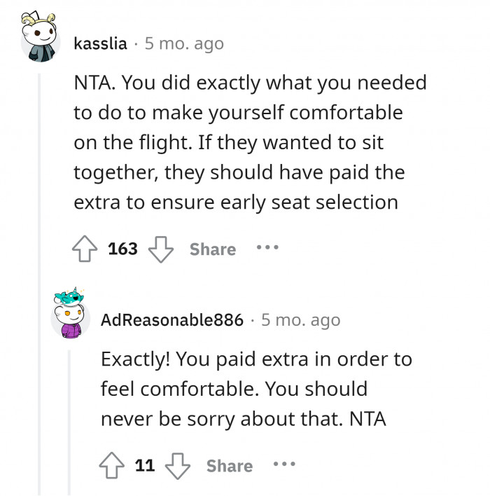 #15 Making yourself comfortable really requires money these days.