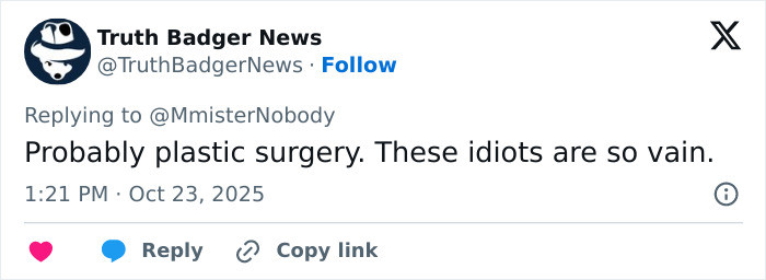 Comment by TruthBadgerNews