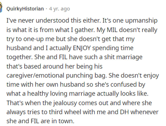 Others came to the comments to give their own perspectives and personal stories to relate to OP.