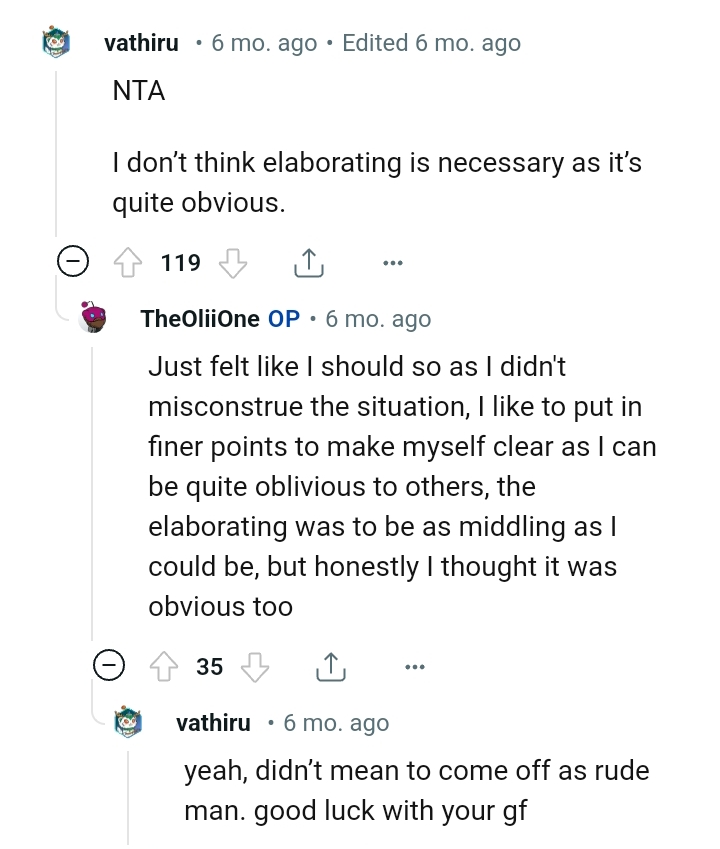 The OP Didn't Misconstrue the Situation