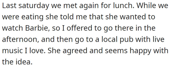 And they went on a second date: