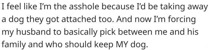 OP has offered the following explanation for why they think they might be the asshole: