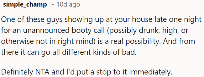 Ending these situations quickly is fair and doesn't mean OP is at fault.