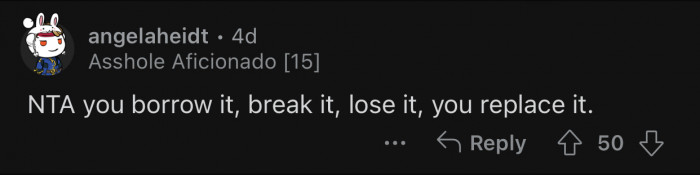 Those are the rules, and they have to be followed.