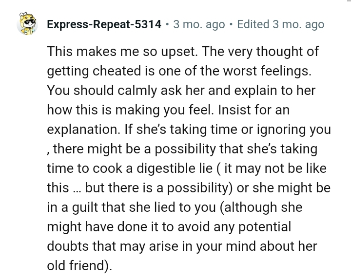 She Might Have Done It to Avoid Any Potential Doubt