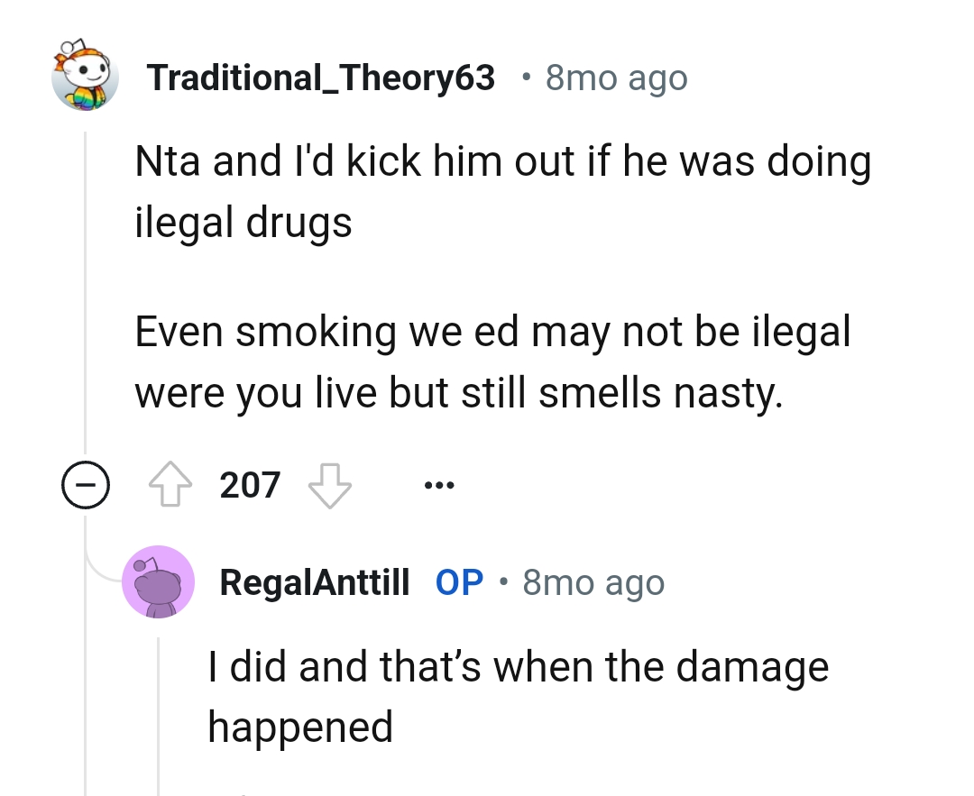 This Redditor would kick him out