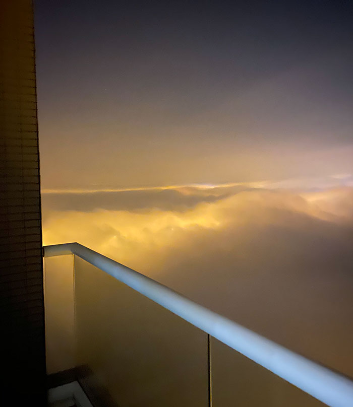 45. Once Again, My Apartment Is Above The Clouds. I Live On The 32nd Floor
