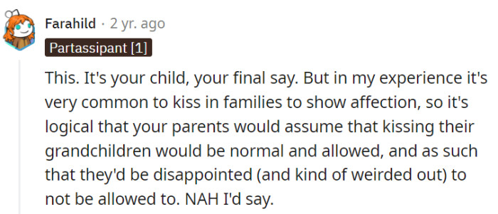 Their child, their call.