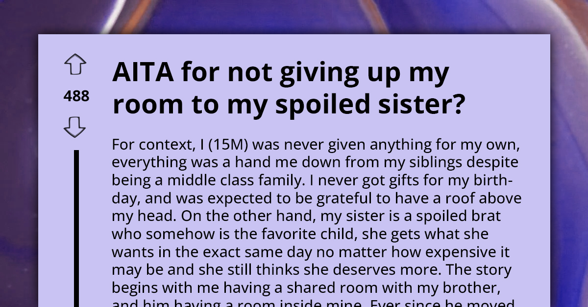 Teen Refuses to Give Up His Room to His Spoiled Sister Despite Being Told To; Parents Kick Him Out
