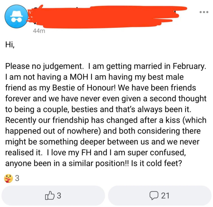 22. Asking for no judgment after you cheated is a tall order.