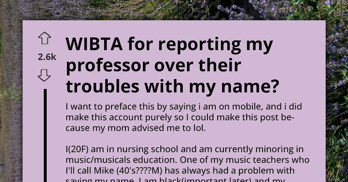 Professor Refuses To Say Student’s Name and Calls It “Ghetto” During Class