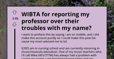 Professor Refuses To Say Student’s Name and Calls It “Ghetto” During Class