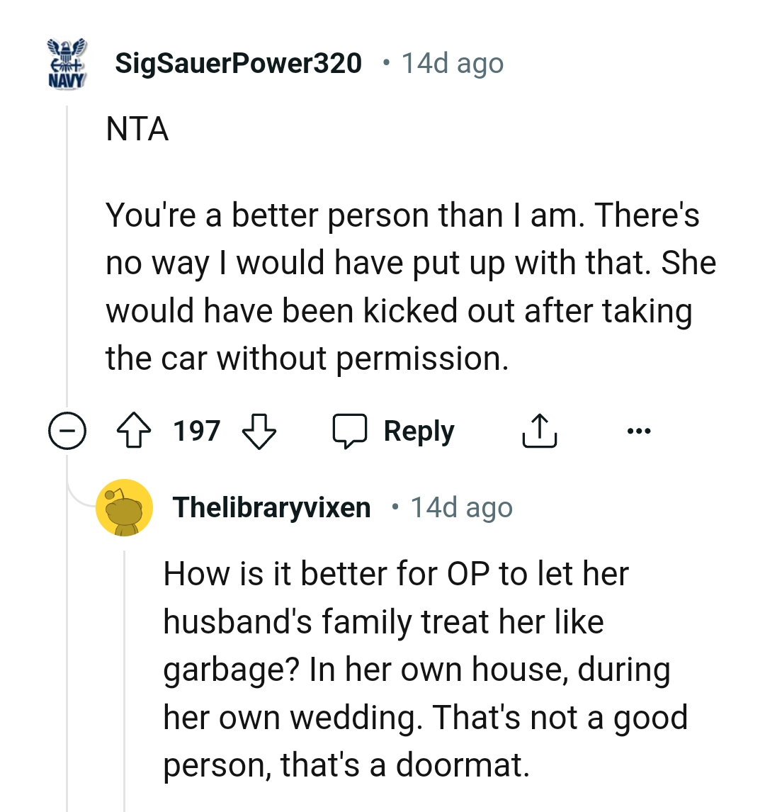 She would have been kicked out