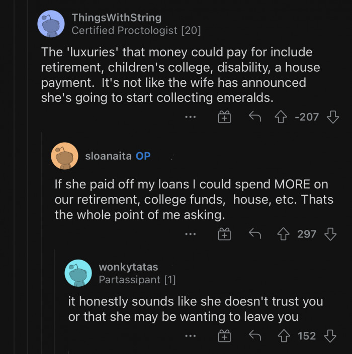 OP eventually replied in order to clarify things further.