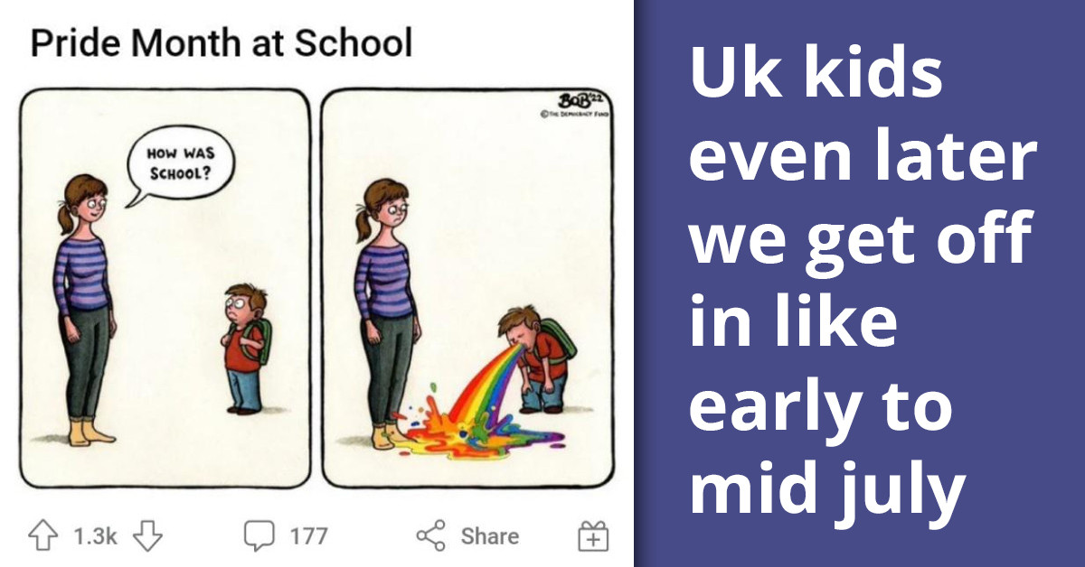Redditors Make Fun Of A Homophobic Post Online After Pointing Out An Inaccurate Meme Of A Kid Puking Out A Rainbow After Asked About School