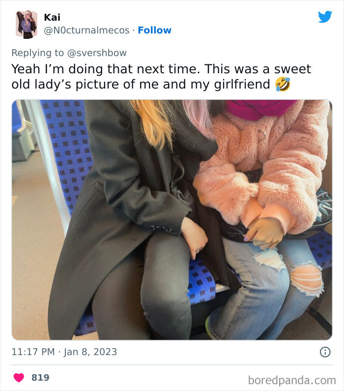 17. A sweet old lady's picture of them