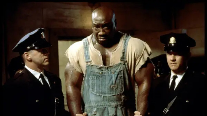 15. When John is sent to the electric chair in The Green Mile (1999).