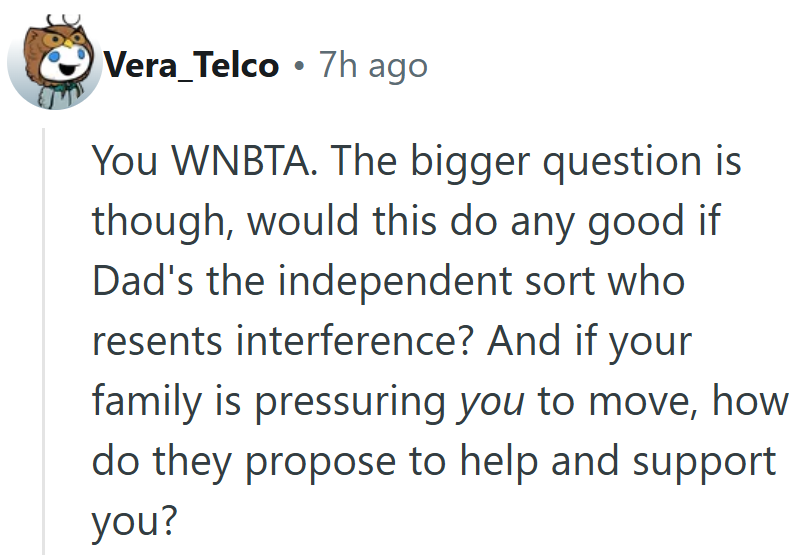 It’s a valid point: help only matters if the person receiving it actually wants to be helped.