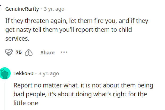 This is simple yet great advice for the circumstances because it's clearly a significant issue and probably needs to be reported regardless.