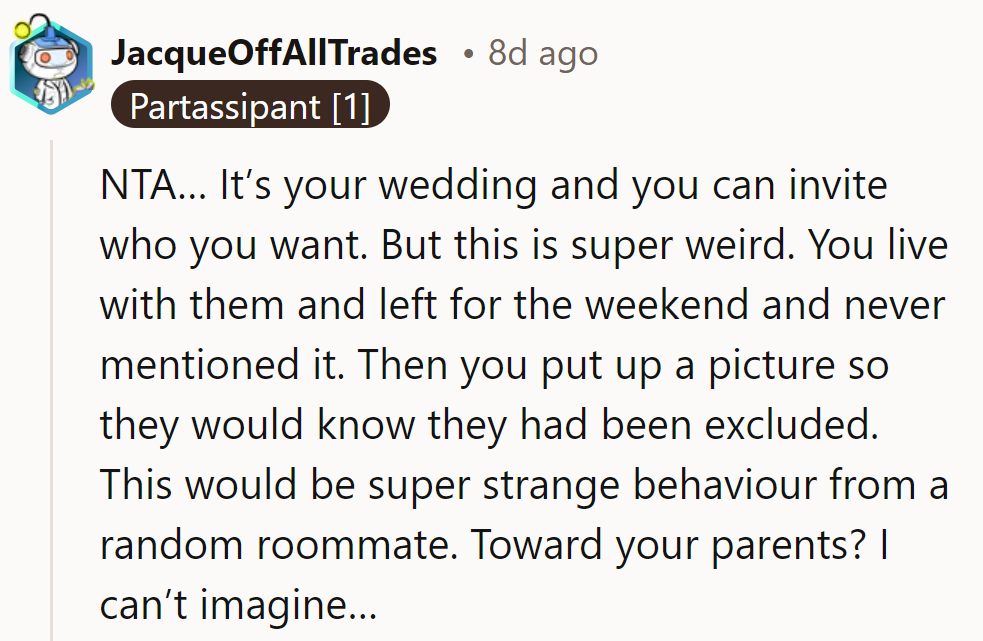 Sounds like the plot twist in a sitcom—