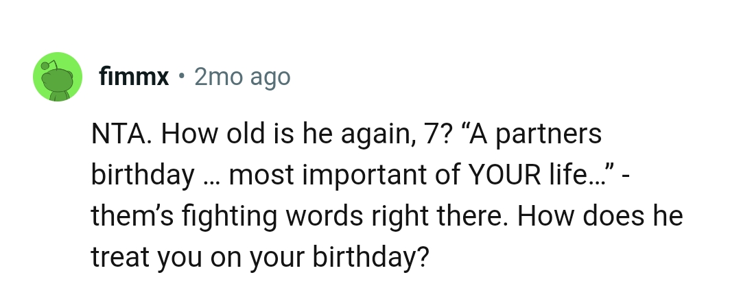 This Redditor is asking...