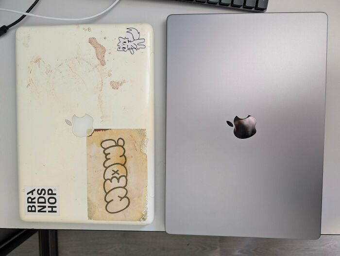 "My Old Mac Next To My New Mac"