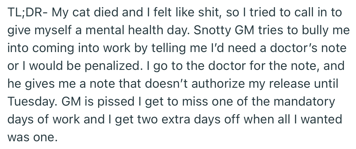 Too Long; Didn’t Read