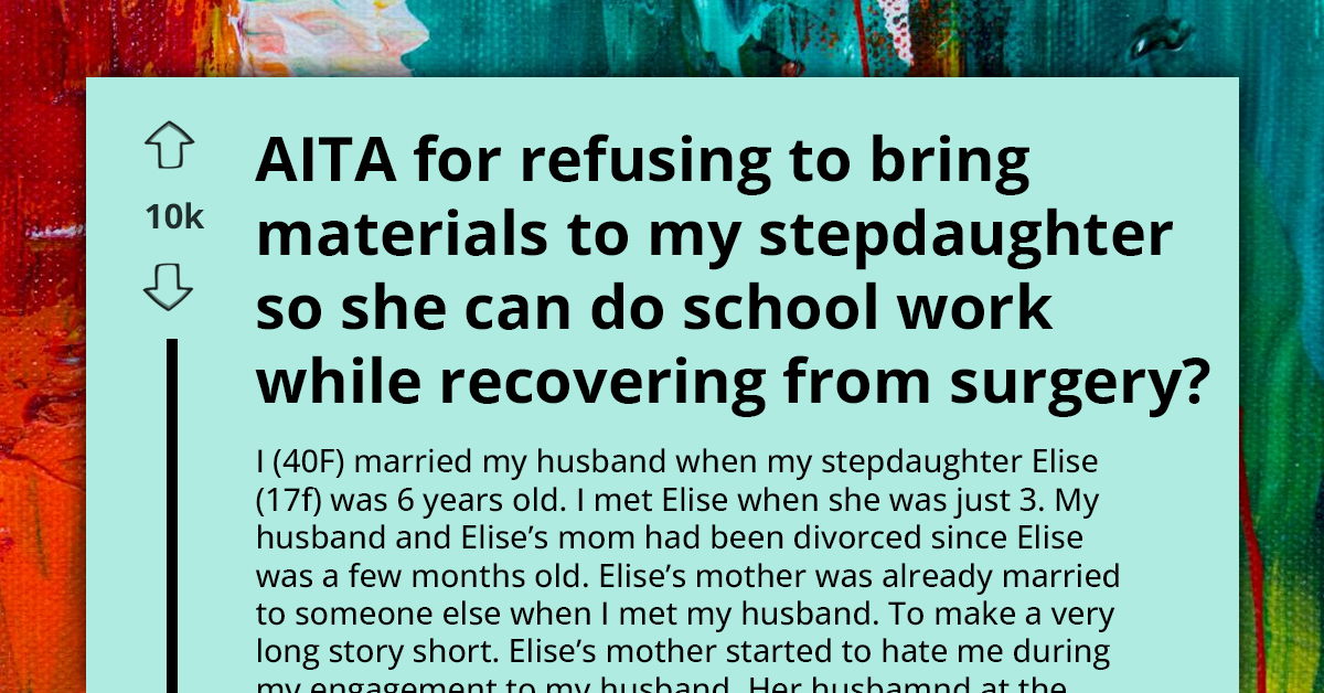 Stepmom Sparks Outrage After Refusing To Deliver School Materials To Recovering Stepdaughter