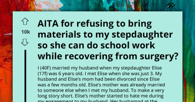 Stepmom Sparks Outrage After Refusing To Deliver School Materials To Recovering Stepdaughter