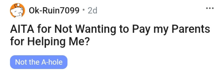 The OP kicks off his story with this headline