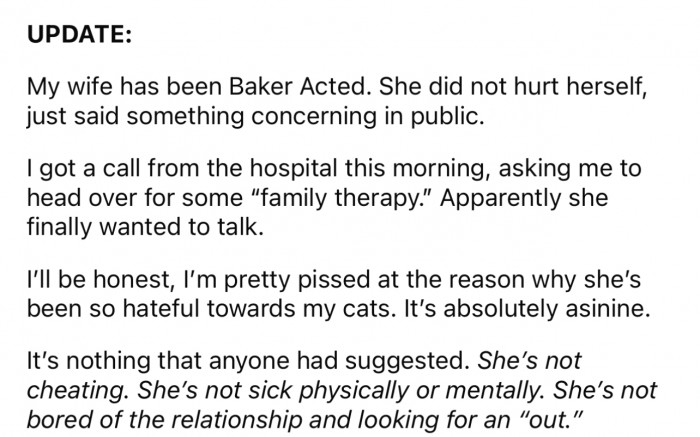 Now this is where things took a very sharp turn.